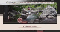 Desktop Screenshot of hotel-moarhof.at