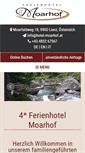 Mobile Screenshot of hotel-moarhof.at